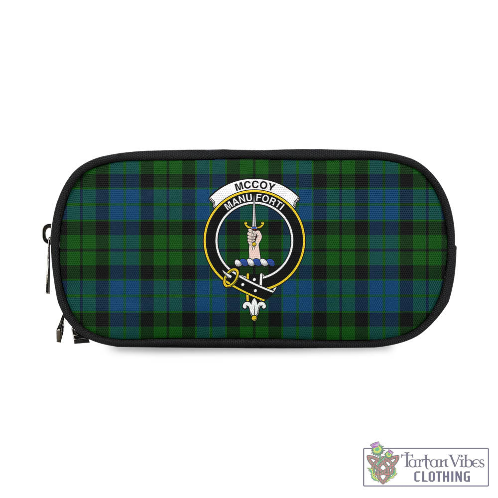 McCoy Tartan Pen and Pencil Case with Family Crest - Tartan Vibes Clothing