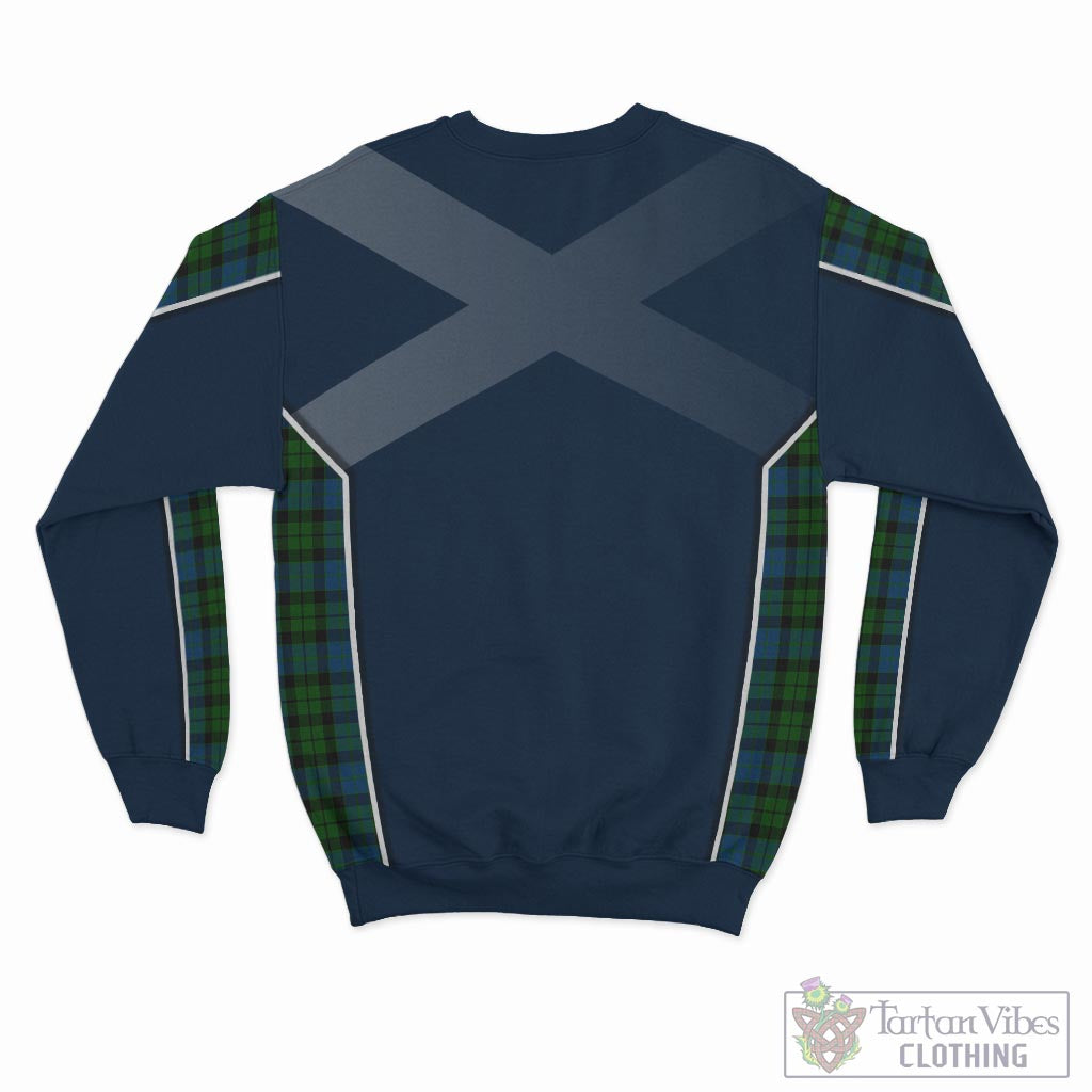 McCoy Tartan Sweatshirt with Family Crest and Scottish Thistle Vibes Sport Style - Tartan Vibes Clothing