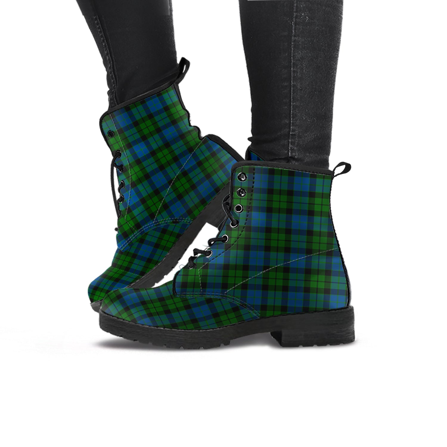 McCoy Tartan Leather Boots - Tartan Vibes Clothing
