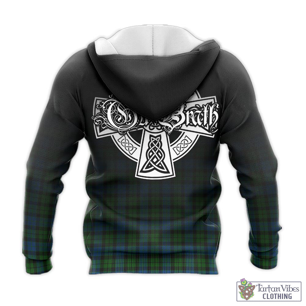 McCoy Tartan Knitted Hoodie Featuring Alba Gu Brath Family Crest Celtic Inspired - Tartan Vibes Clothing