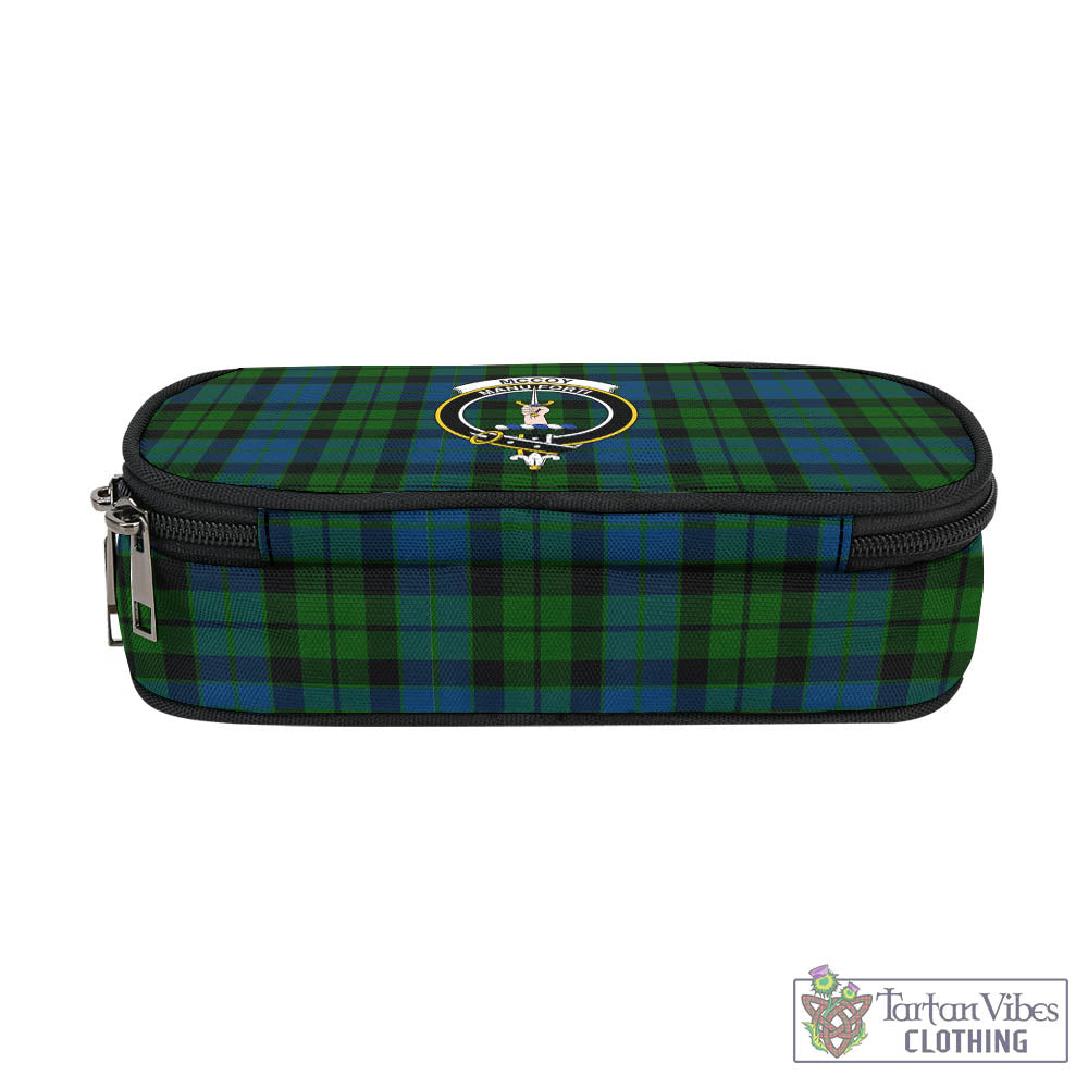 McCoy Tartan Pen and Pencil Case with Family Crest - Tartan Vibes Clothing