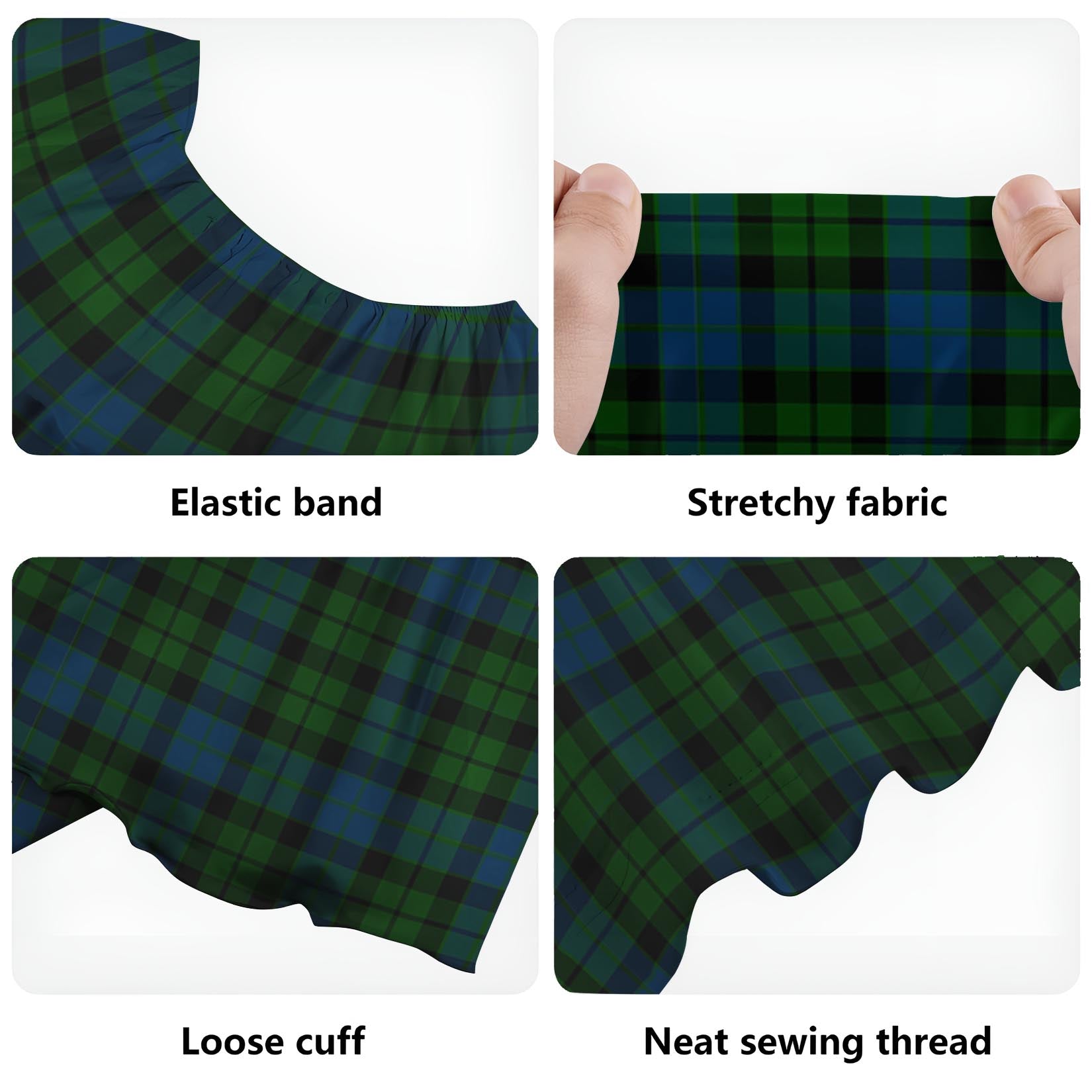 McCoy Tartan Off Shoulder Long Dress - Tartan Vibes Clothing