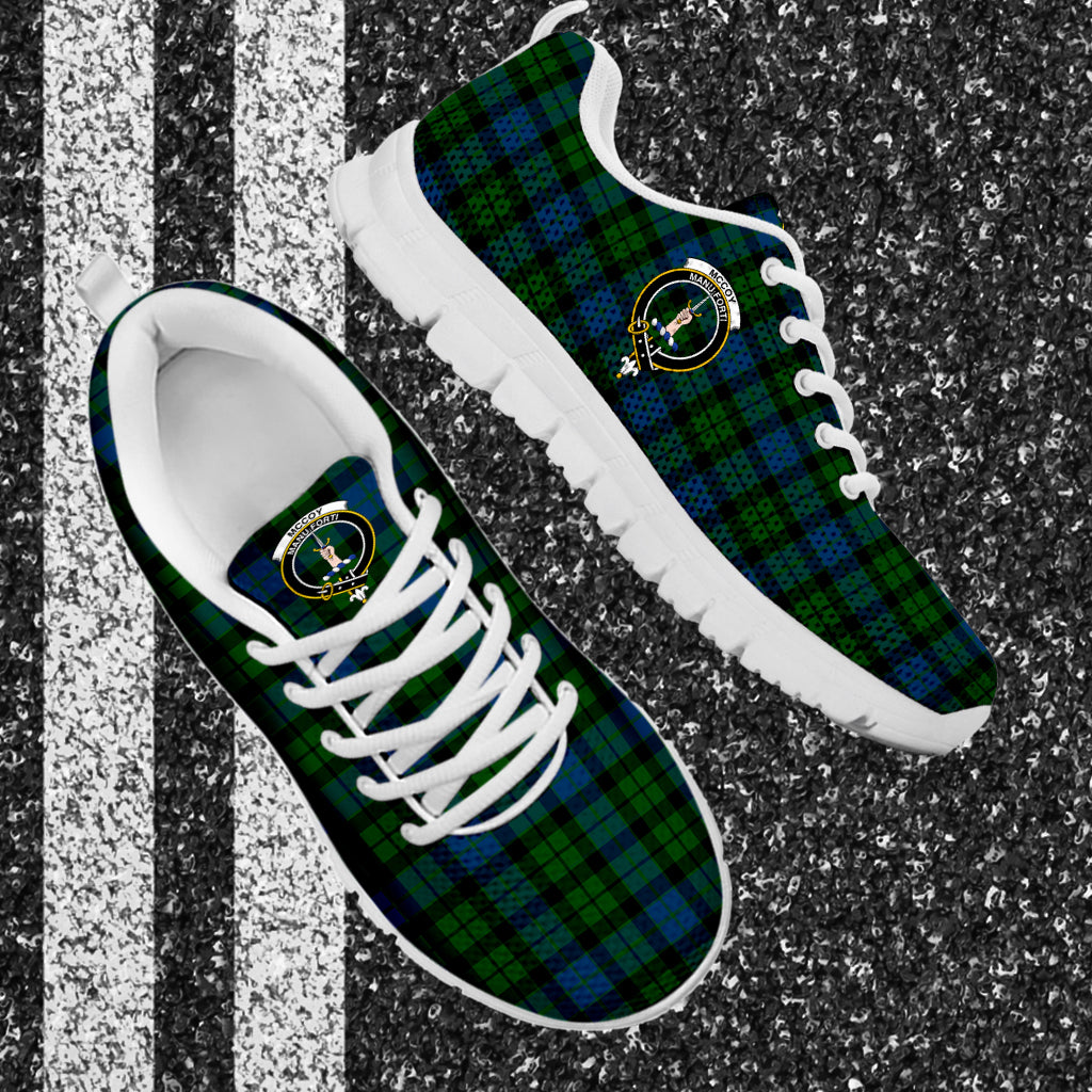 McCoy Tartan Sneakers with Family Crest - Tartan Vibes Clothing