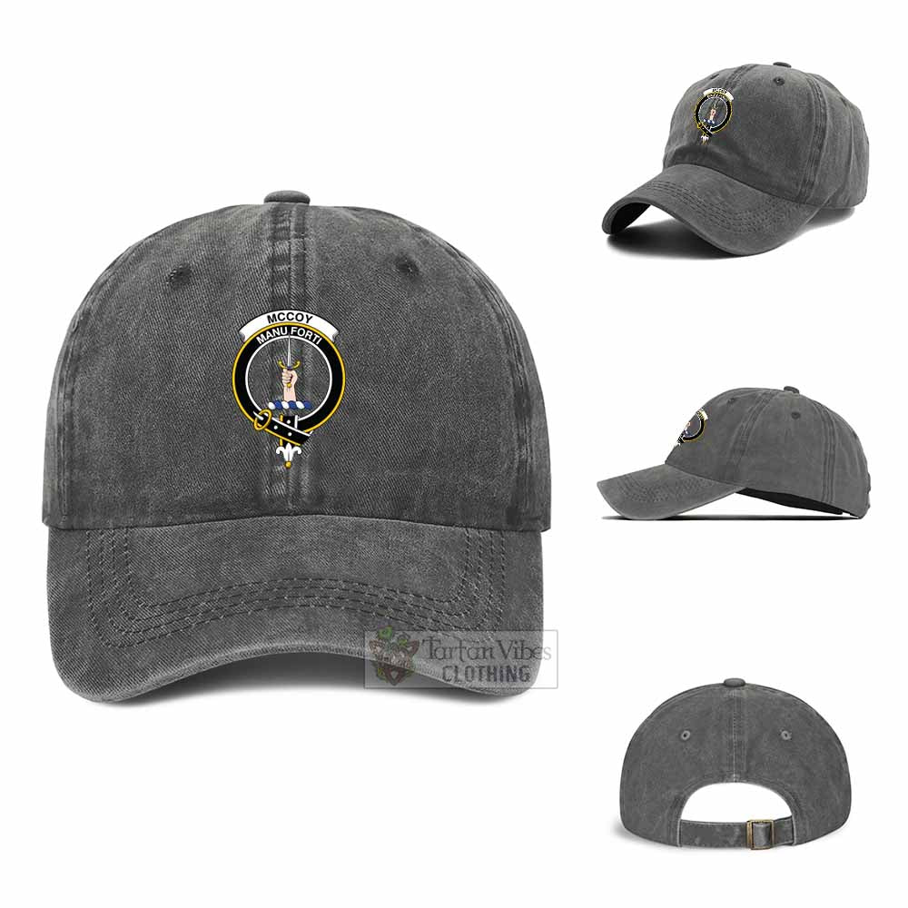 Tartan Vibes Clothing McCoy Clan Crest Denim Classic Cap