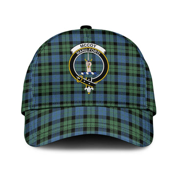 McCoy Ancient Tartan Classic Cap with Family Crest