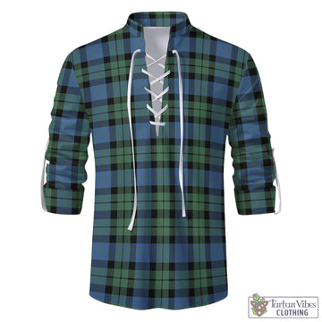 McCoy Ancient Tartan Men's Scottish Traditional Jacobite Ghillie Kilt Shirt
