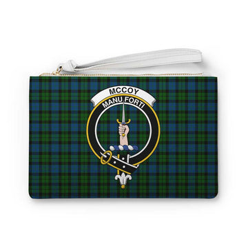 Tartan Vibes Clothing McCoy Family Crest Tartan Clutch Bag