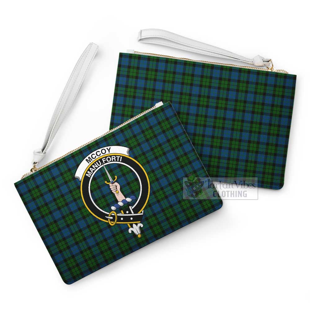Tartan Vibes Clothing McCoy Family Crest Tartan Clutch Bag