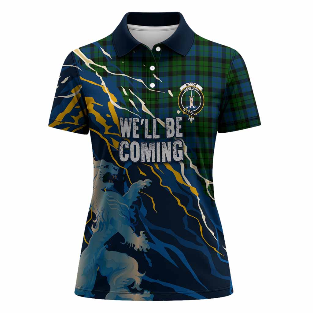 McCoy Scotland Tartan Women Polo Shirt WC2026 Football - We'll Be Coming