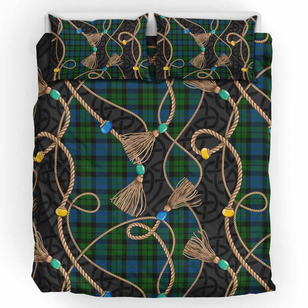 McCoy Scottish Tartan Twisted Ropes Stylized Bedding Set UK Bedding Set UK King 91*87 inch - Tartan Vibes Clothing