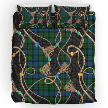 McCoy Scottish Tartan Twisted Ropes Stylized Bedding Set UK Bedding Set UK King 91*87 inch - Tartan Vibes Clothing