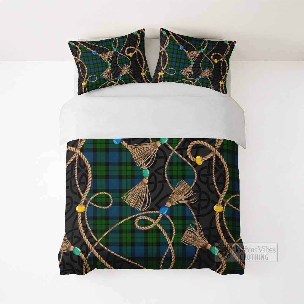 McCoy Scottish Tartan Twisted Ropes Stylized Bedding Set - Tartan Vibes Clothing