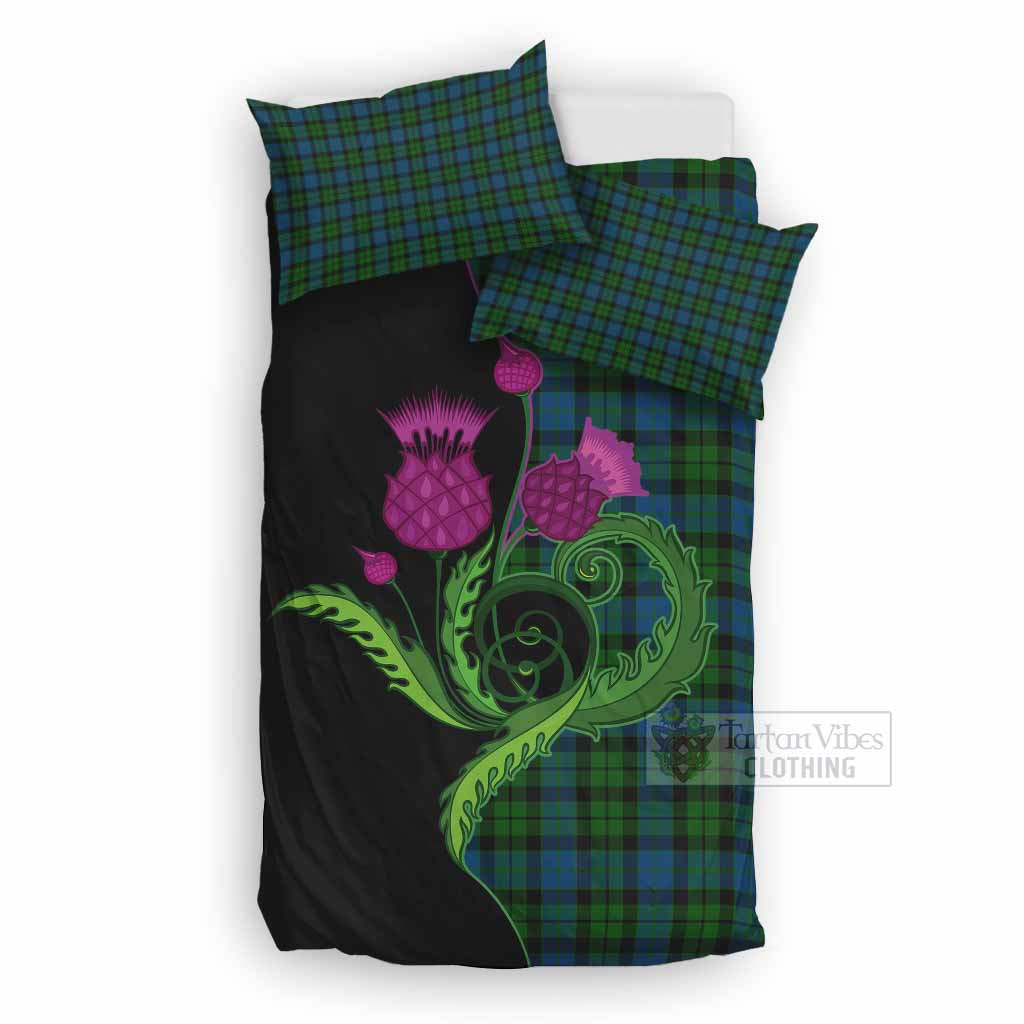 McCoy Tartan Bedding Set Traditional Scottish Thistle UK Bedding Set UK Double 79*79 inch - Tartan Vibes Clothing