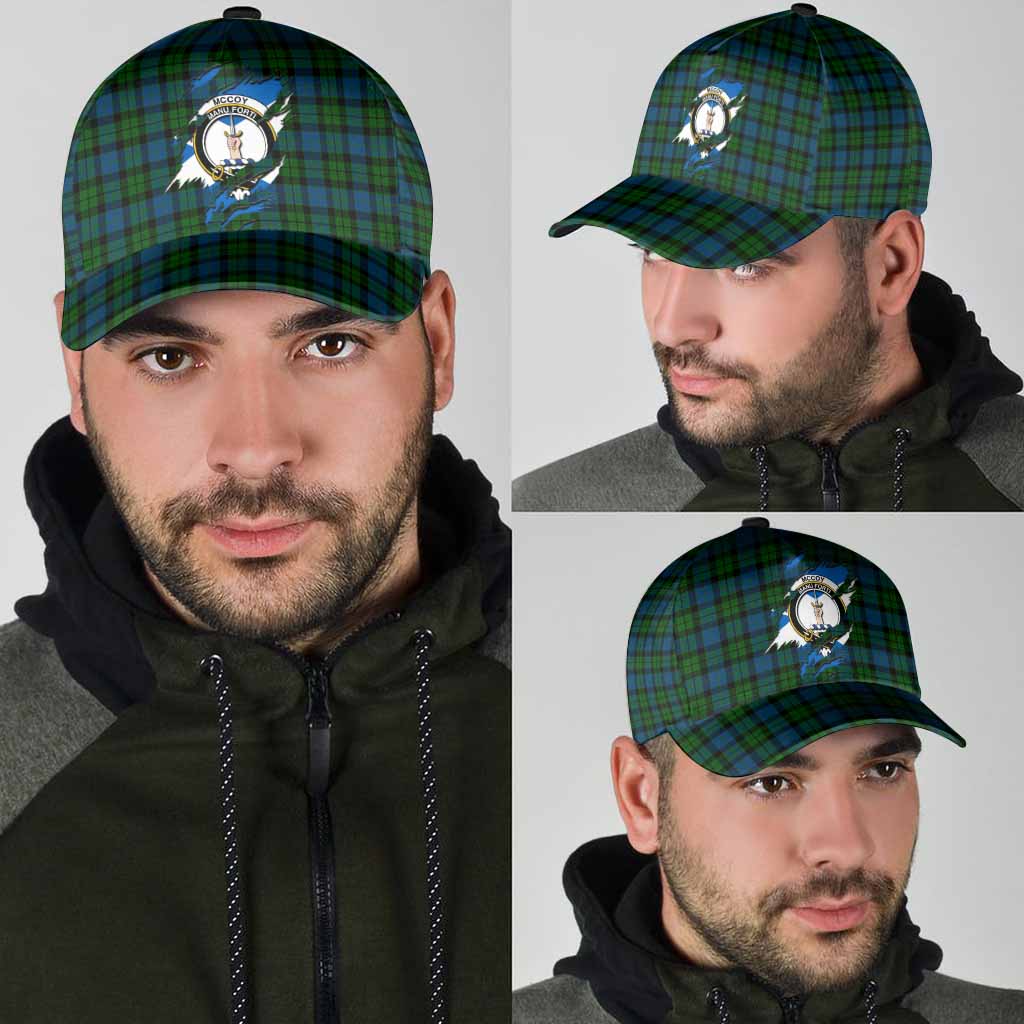 McCoy Tartan Classic Cap with Family Crest In Me Style
