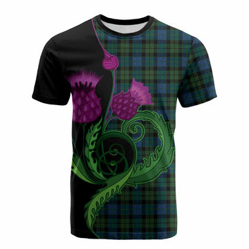 McCoy Tartan Cotton T-shirt Traditional Scottish Thistle