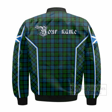 McCoy Tartan Crest Bomber Jacket Scotland Coat of Arm Flag Style - Tartan Vibes Clothing