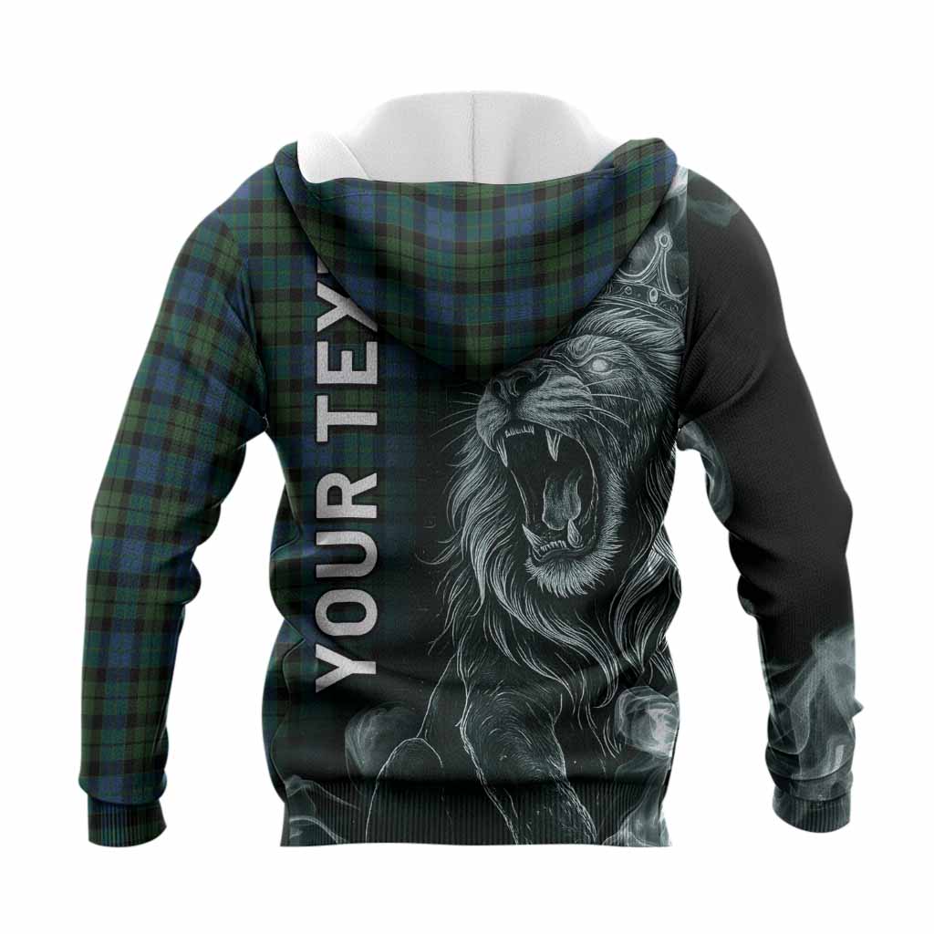 McCoy Tartan Knitted Hoodie Roaring Lion Heritage