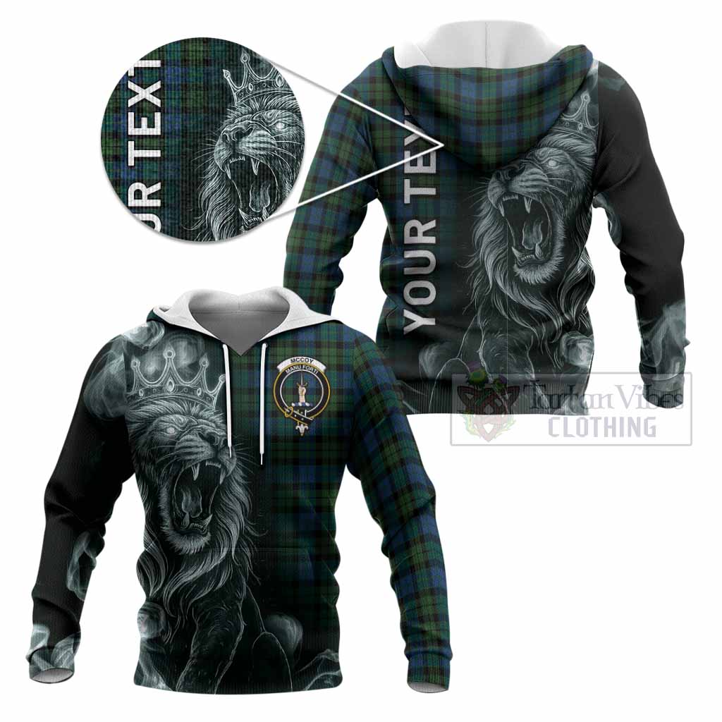 McCoy Tartan Knitted Hoodie Roaring Lion Heritage