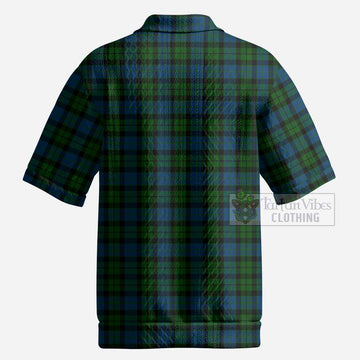 McCoy Tartan Men’s Polo Sweater Top with Family Crest