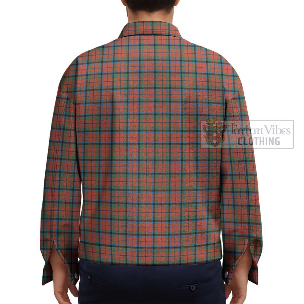 McCracken Ancient Tartan Unisex Lapel Cotton Jacket - Tartan Vibes Clothing