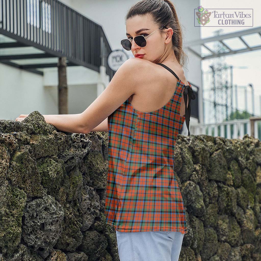 McCracken Ancient Tartan Loose Halter Neck Camisole - Tartan Vibes Clothing