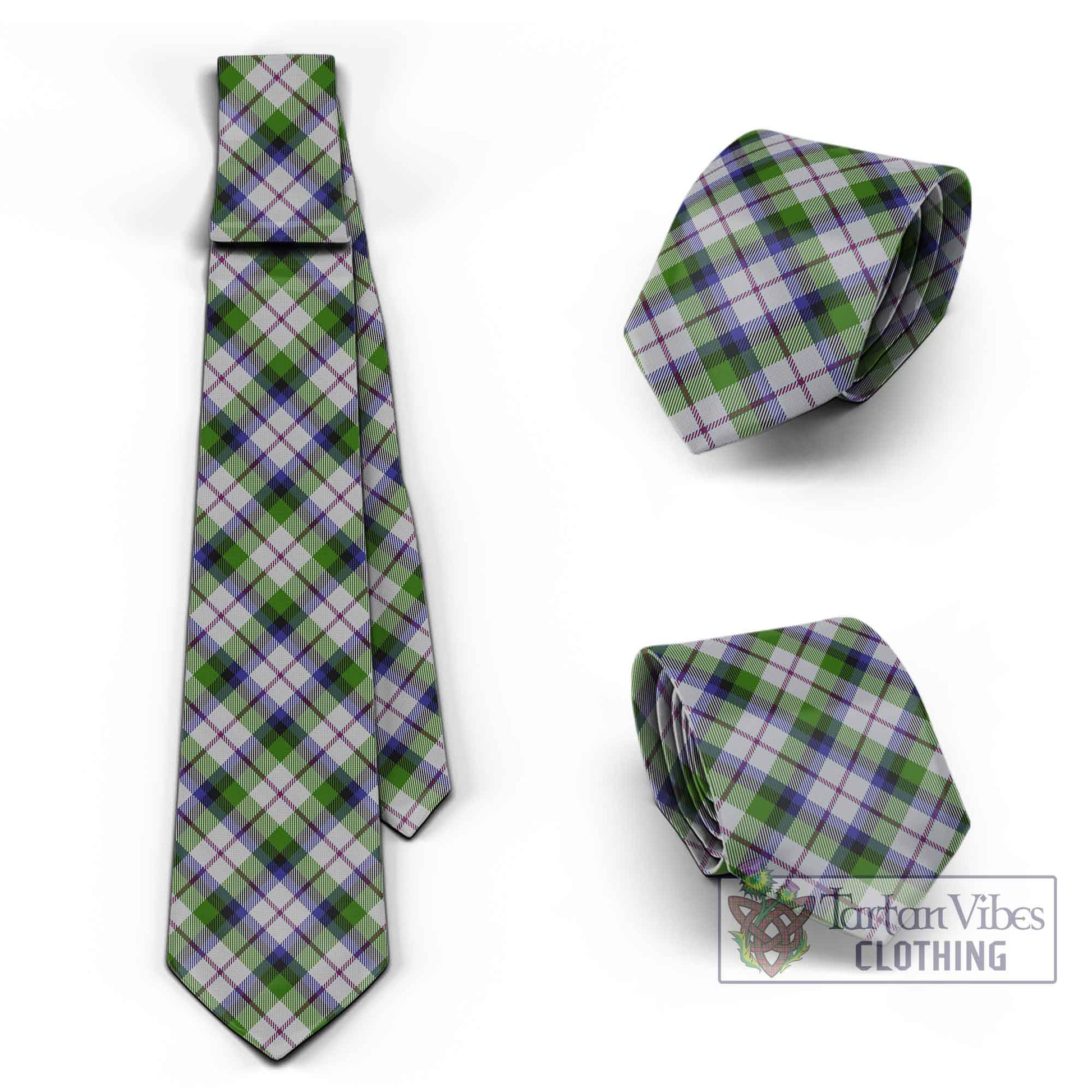 McCracken Dress Tartan Classic Necktie Cross Style Necktie One Size - Tartan Vibes Clothing