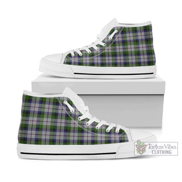 McCracken Dress Tartan High Top Shoes Kid High Top - White Sole - Tartan Vibes Clothing