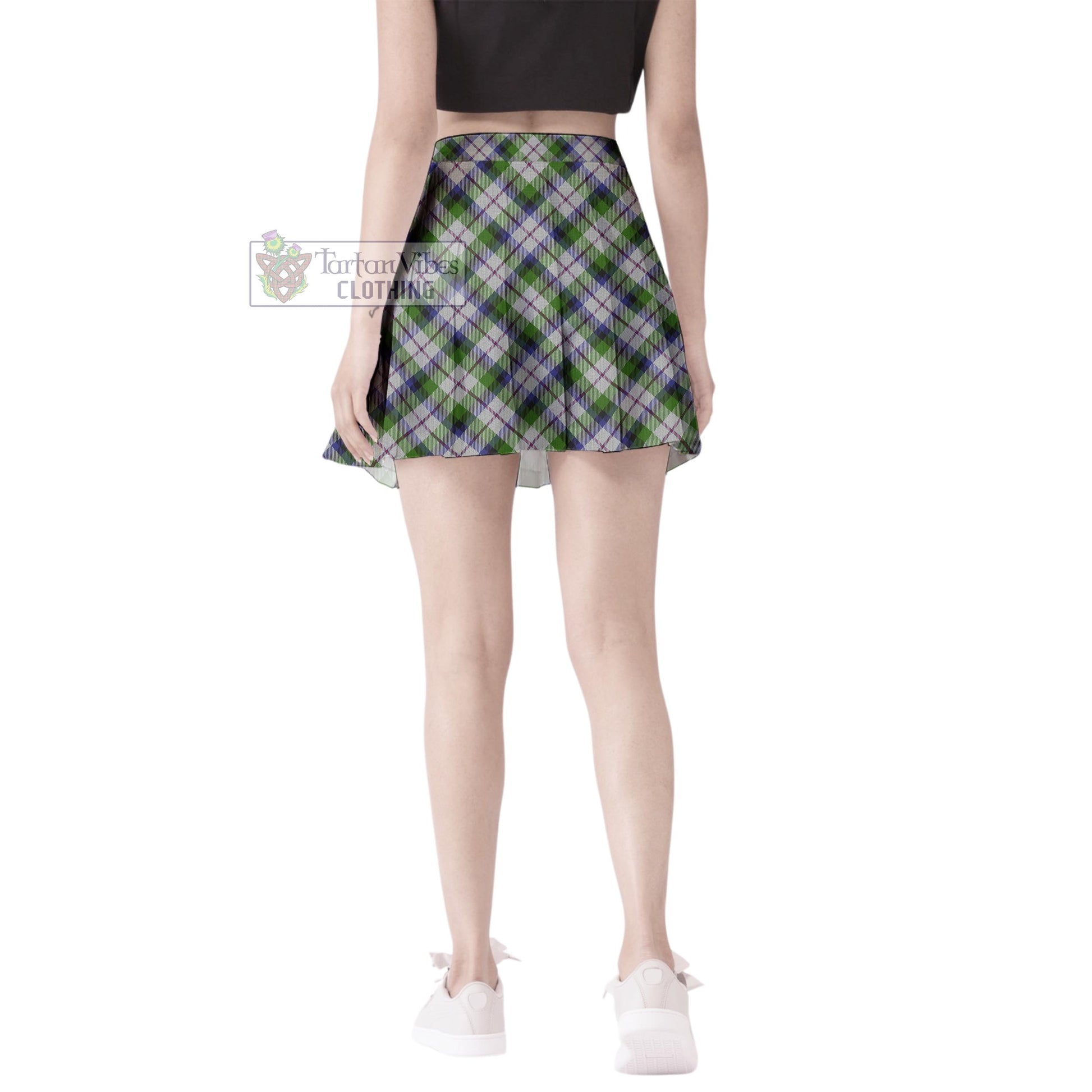 McCracken Dress Tartan Women's Plated Mini Skirt Cross Style - Tartan Vibes Clothing