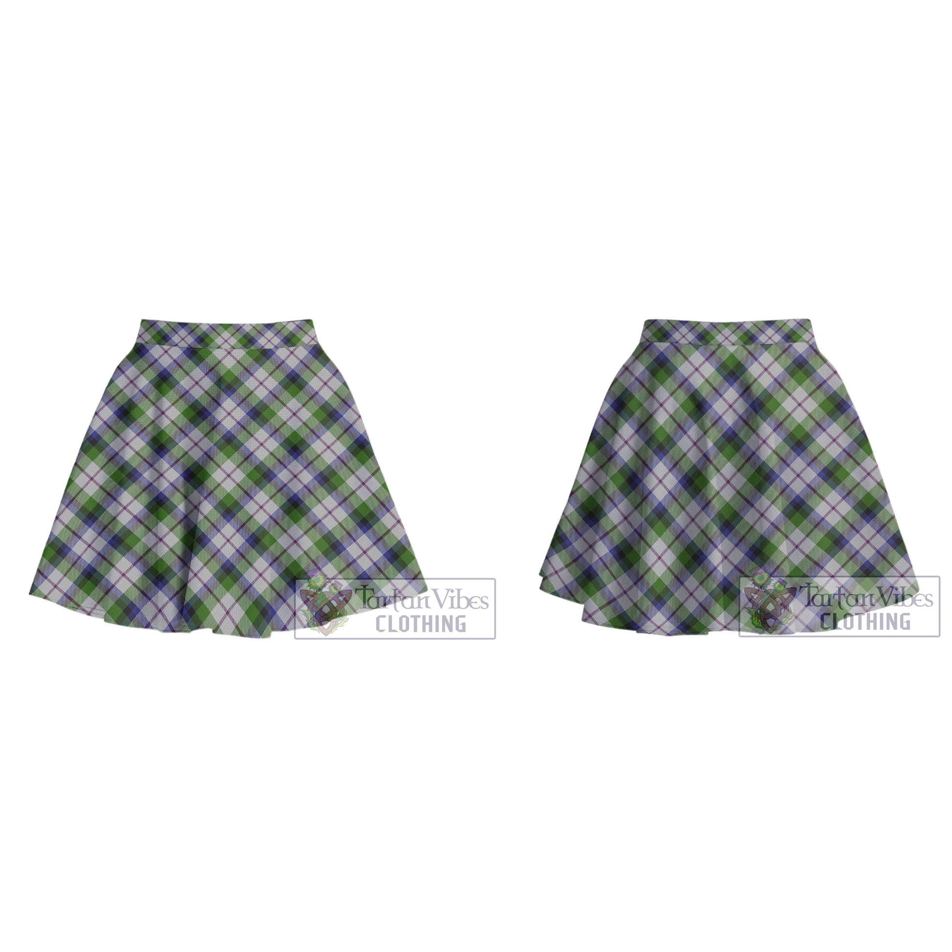McCracken Dress Tartan Women's Plated Mini Skirt Cross Style - Tartan Vibes Clothing