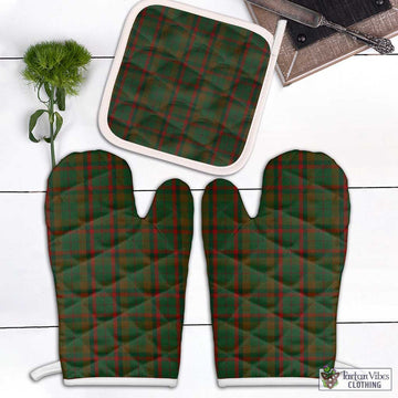 McCracken Hunting Tartan Combo Oven Mitt & Pot-Holder Combo 2 Oven Mitt & 1 Pot-Holder Black - Tartan Vibes Clothing