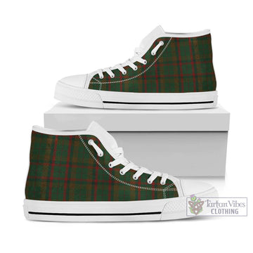 McCracken Hunting Tartan High Top Shoes Kid High Top - White Sole - Tartan Vibes Clothing
