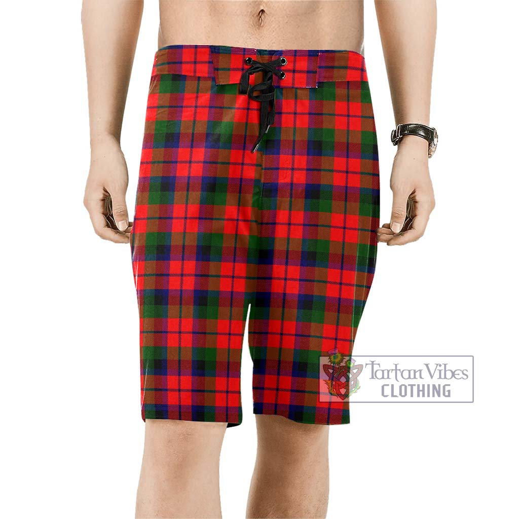 McCracken Modern Tartan Men's Board Shorts Men - Tartan Vibes Clothing