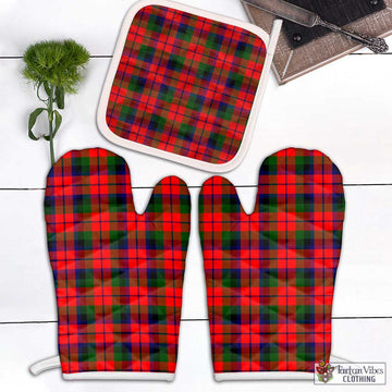McCracken Modern Tartan Combo Oven Mitt & Pot-Holder Combo 2 Oven Mitt & 1 Pot-Holder Black - Tartan Vibes Clothing