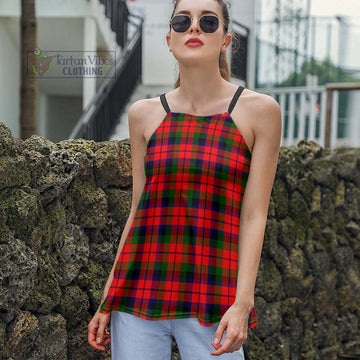 McCracken Modern Tartan Loose Halter Neck Camisole Women - Tartan Vibes Clothing