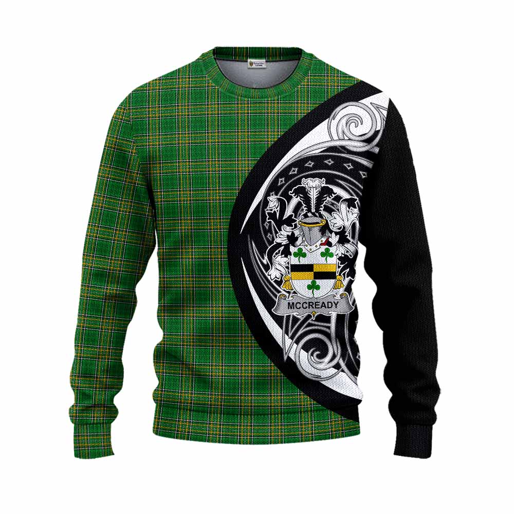 Tartan Vibes Clothing McCready Irish Clan Knitted Sweater Celtic Circle Style