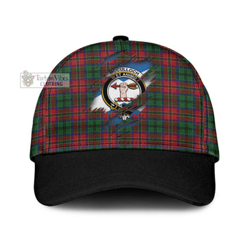 Tartan Vibes Clothing McCulloch Tartan Classic Cap with Family Crest In Me Style