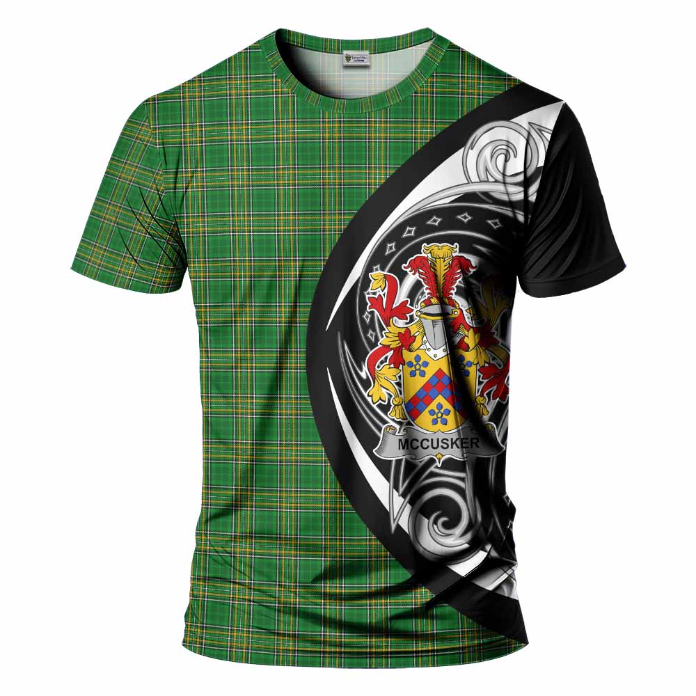 McCusker Irish Clan T-Shirt Celtic Circle Style Kid's Shirt - Tartan Vibes Clothing