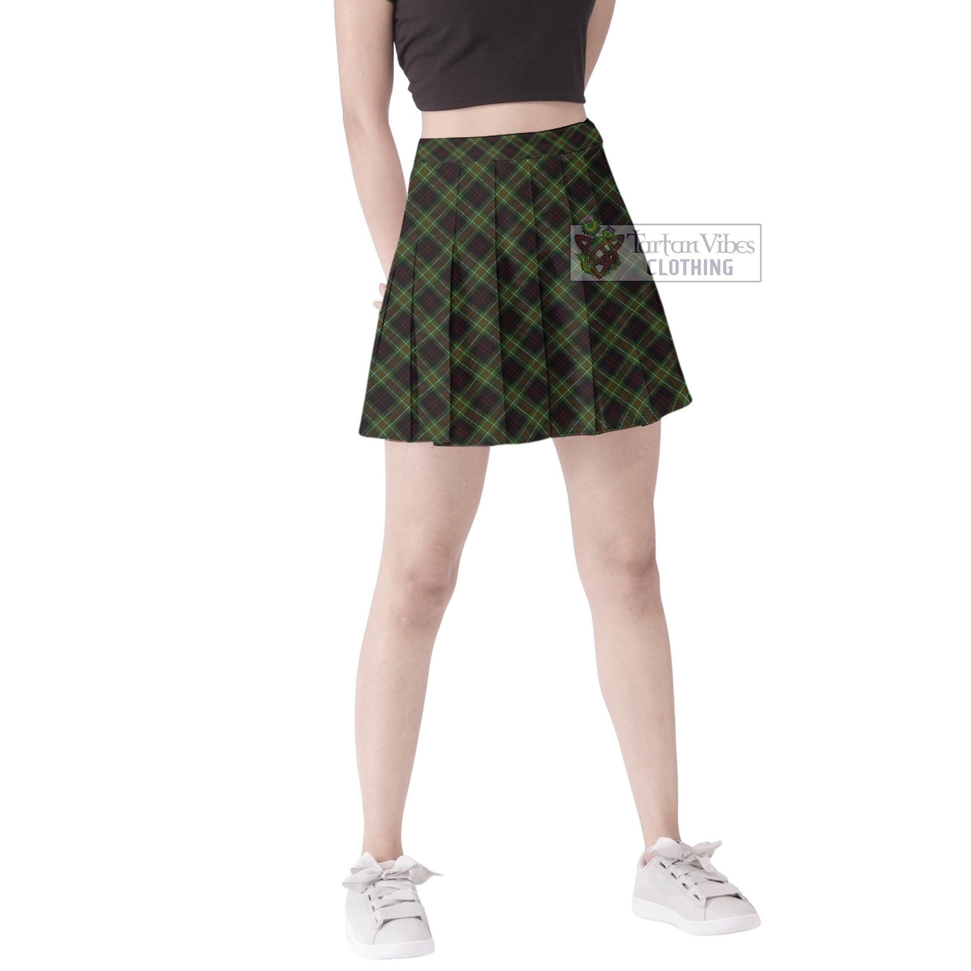 Tartan Vibes Clothing Mcdermott Tartan Women's Plated Mini Skirt