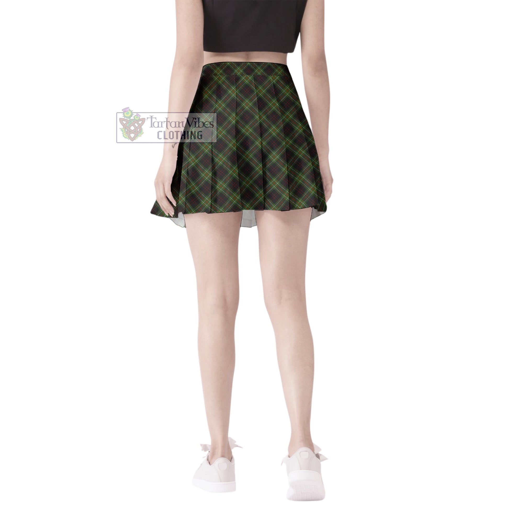 Tartan Vibes Clothing Mcdermott Tartan Women's Plated Mini Skirt