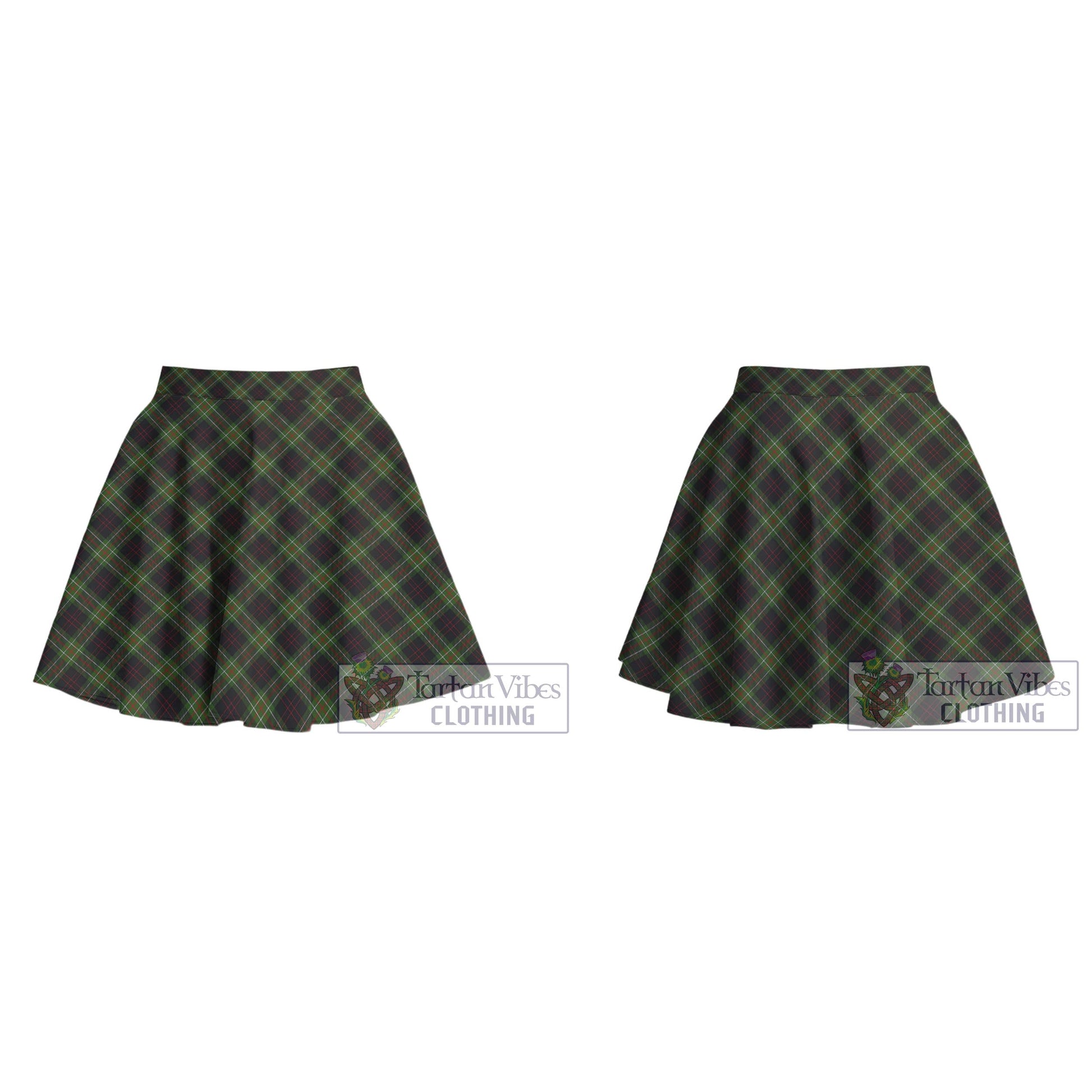 Tartan Vibes Clothing Mcdermott Tartan Women's Plated Mini Skirt
