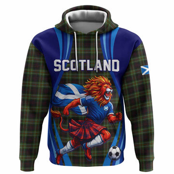 Mcdermott Scotland Football Tartan Hoodie Lion Mascot Go Scottish