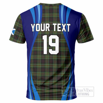 Mcdermott Scotland Football Tartan T-Shirt Lion Mascot Go Scottish