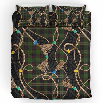 Mcdermott Scottish Tartan Twisted Ropes Stylized Bedding Set UK Bedding Set UK King 91*87 inch - Tartan Vibes Clothing
