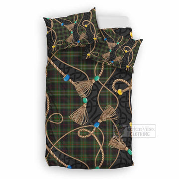 Mcdermott Scottish Tartan Twisted Ropes Stylized Bedding Set UK Bedding Set UK Double 79*79 inch - Tartan Vibes Clothing