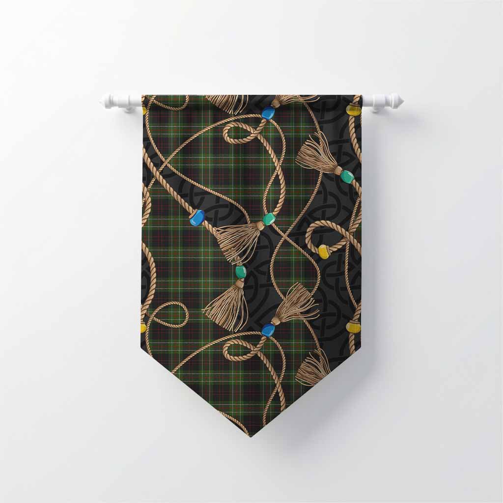 Mcdermott Scottish Tartan Twisted Ropes Stylized Gonfalon Chevron - Tartan Vibes Clothing