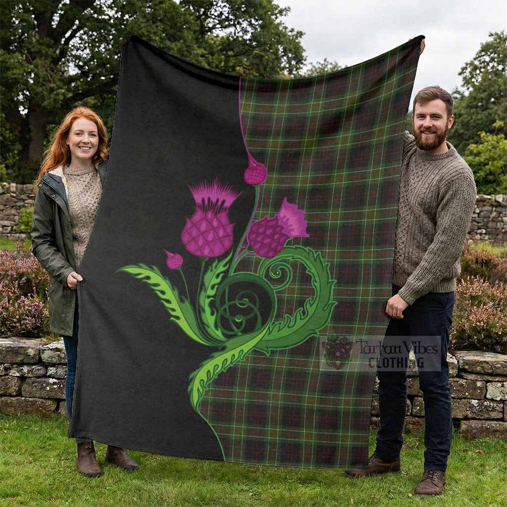Mcdermott Tartan Blanket Traditional Scottish Thistle - Tartan Vibes Clothing
