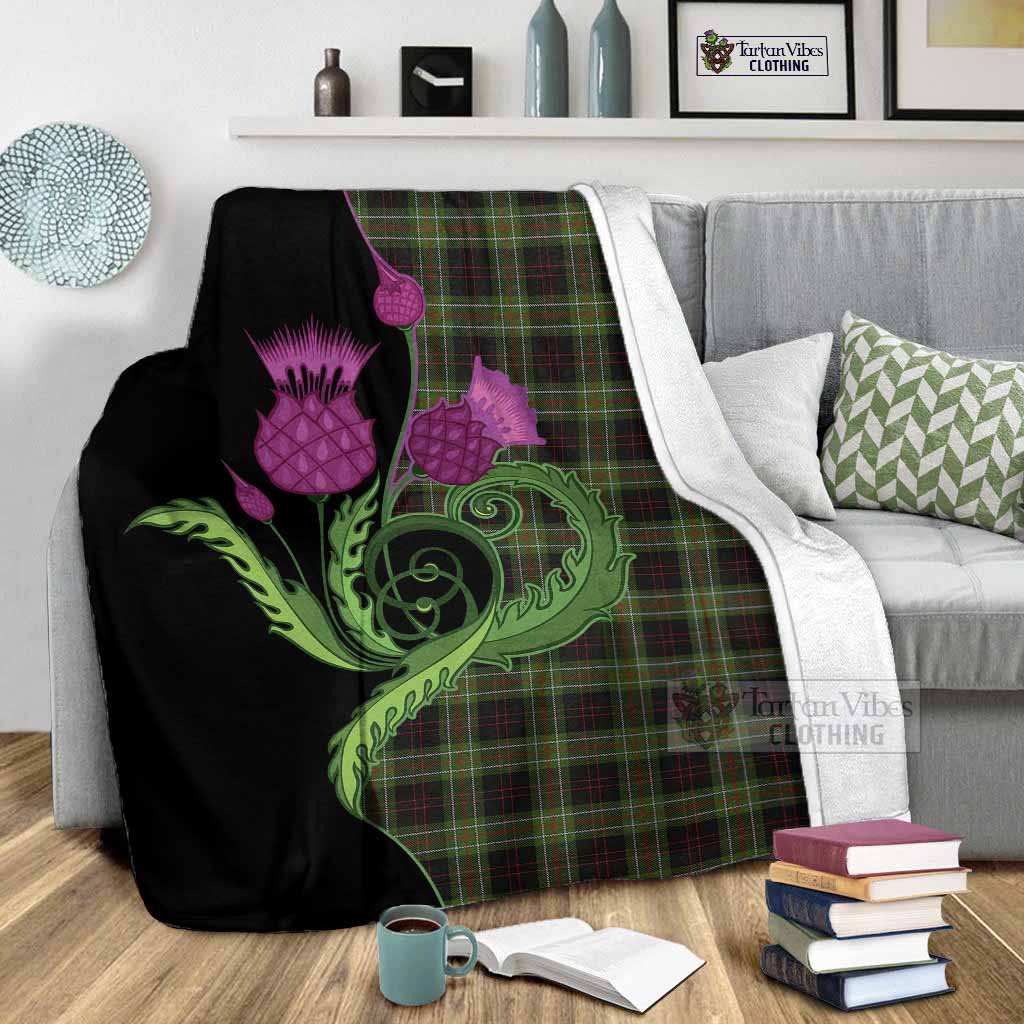 Mcdermott Tartan Blanket Traditional Scottish Thistle - Tartan Vibes Clothing