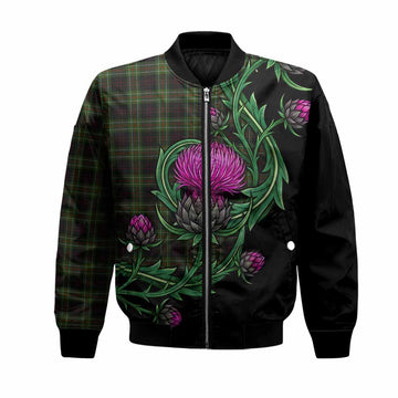 Mcdermott Tartan Bomber Jacket Resilient Scottish Thistle