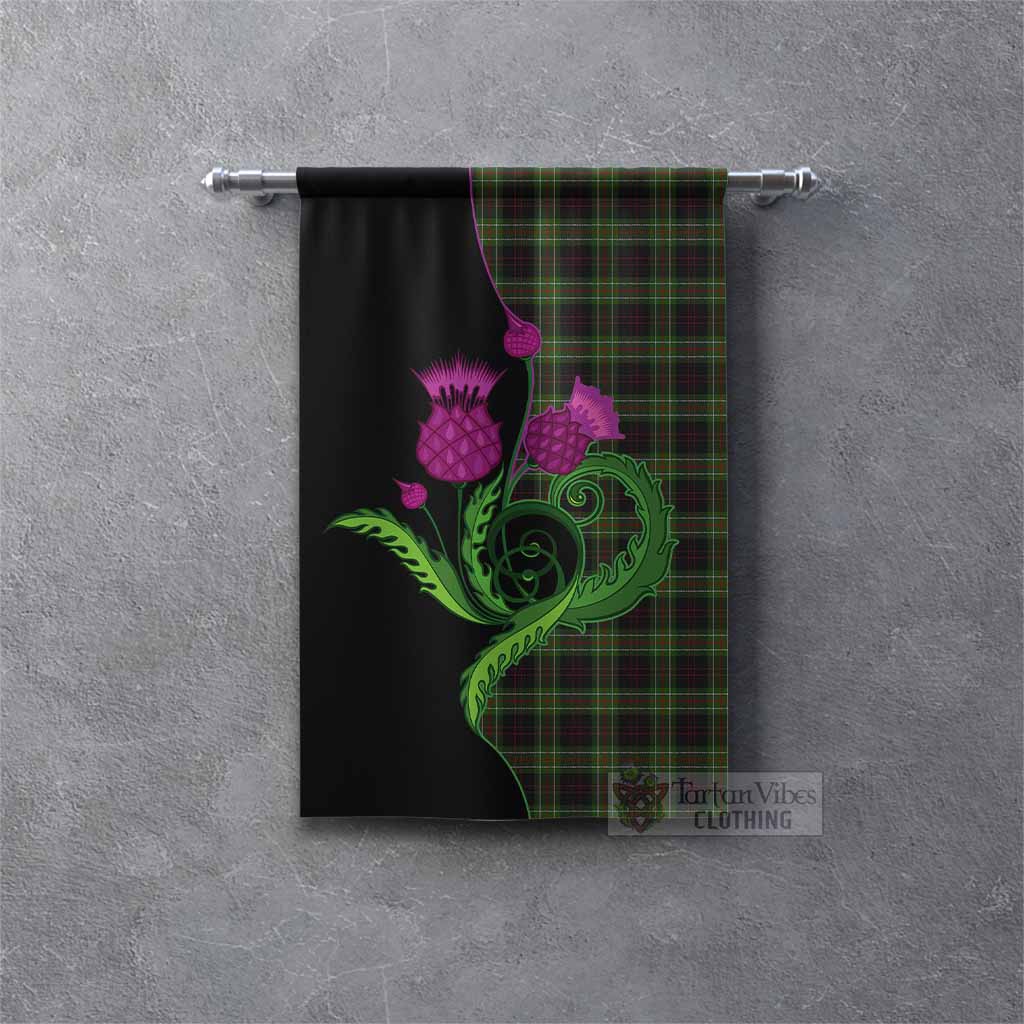 Mcdermott Tartan Gonfalon Traditional Scottish Thistle Rectangle - Tartan Vibes Clothing
