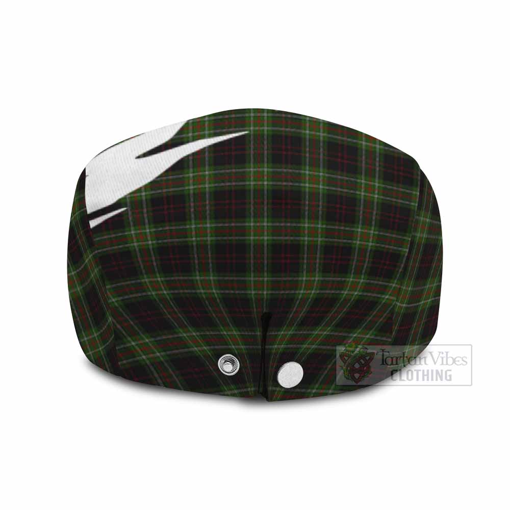 Mcdermott Tartan Loch Ness Monster Scottish Heritage Art Flat Cap, Jeff Cap